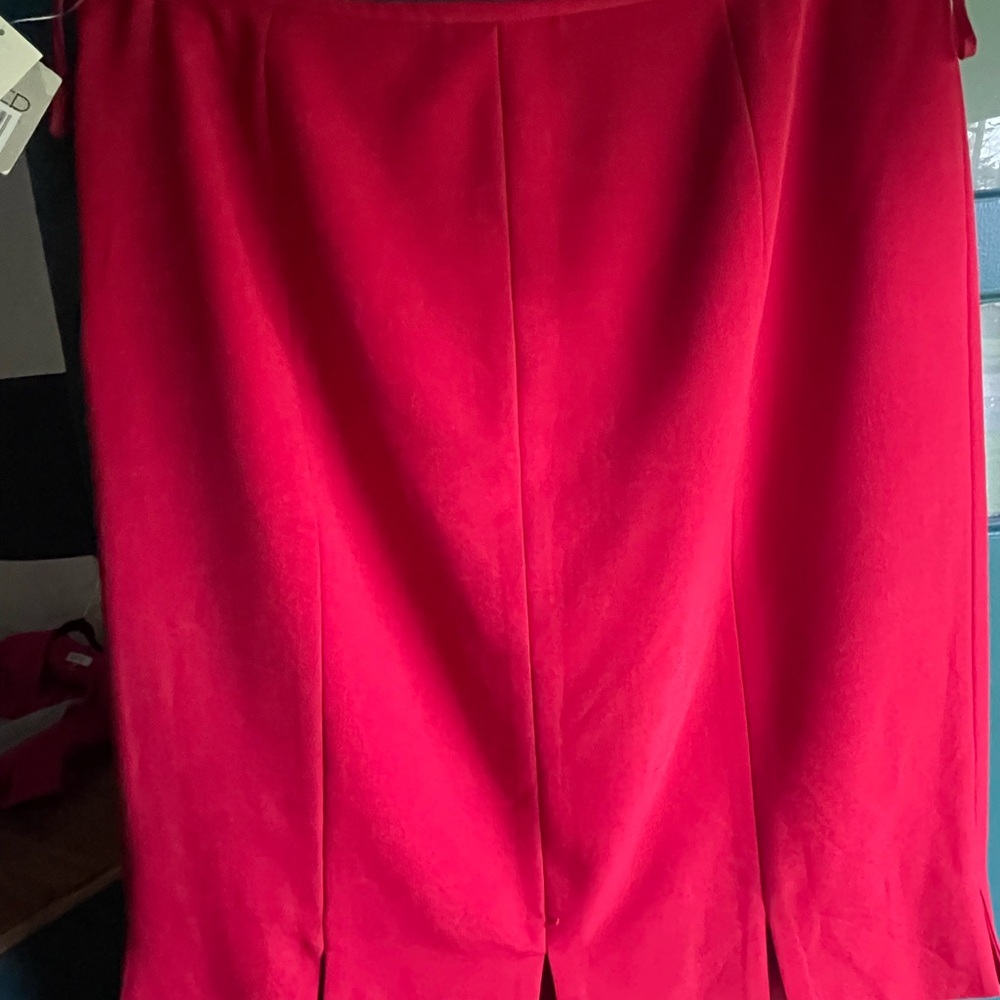 Kasper Red Skirt size 18